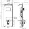 Система инсталляции для унитазов WASSERKRAFT SALM 27TLT.010.ME.BL.WM03