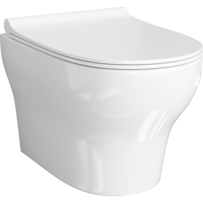 Унитаз с крышкой WASSERKRAFT BERKEL 2 в 1 H001.E034